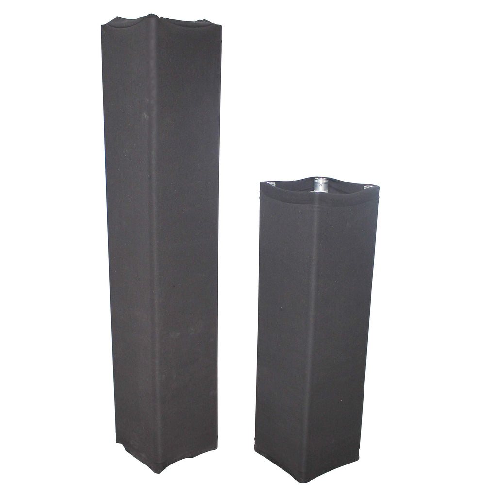 Black 4.92Ft 1.50M Lycra Cover Scrim Sleeve fits 12In F34 Truss Segment