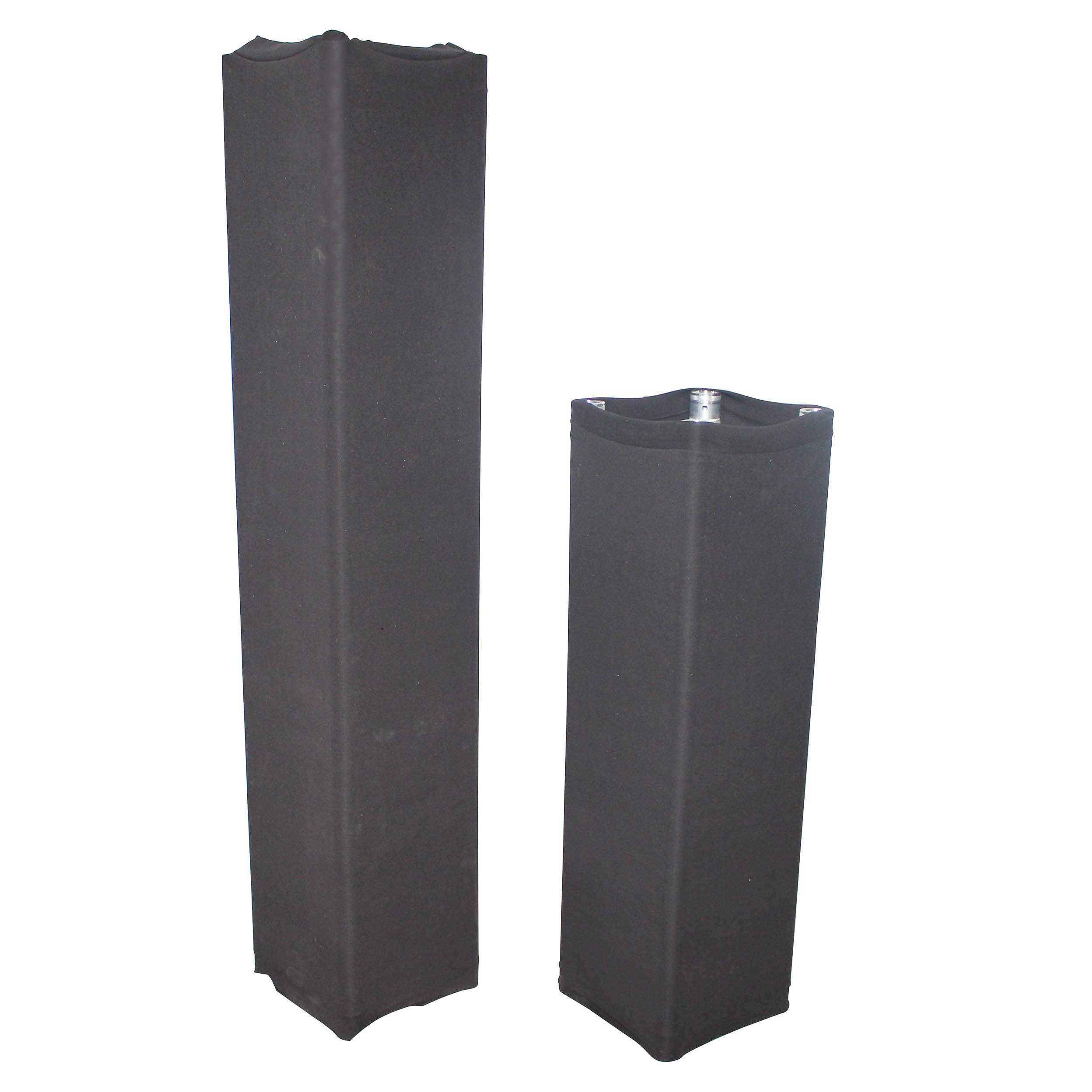 Black 4.92Ft 1.50M Lycra Cover Scrim Sleeve fits 12In F34 Truss Segment