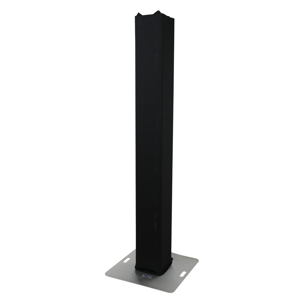 Pair 8.20 FT 2.50M Box Truss 3 Side Black Scrim Cover incl. Bag