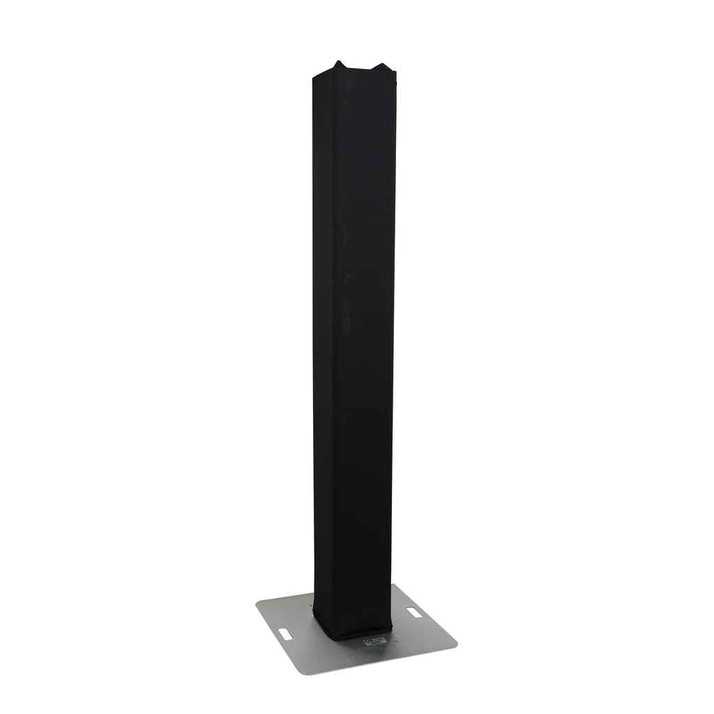Pair 6.56 FT 2.00M Box Truss 3 Side Black Scrim Cover incl. Bag