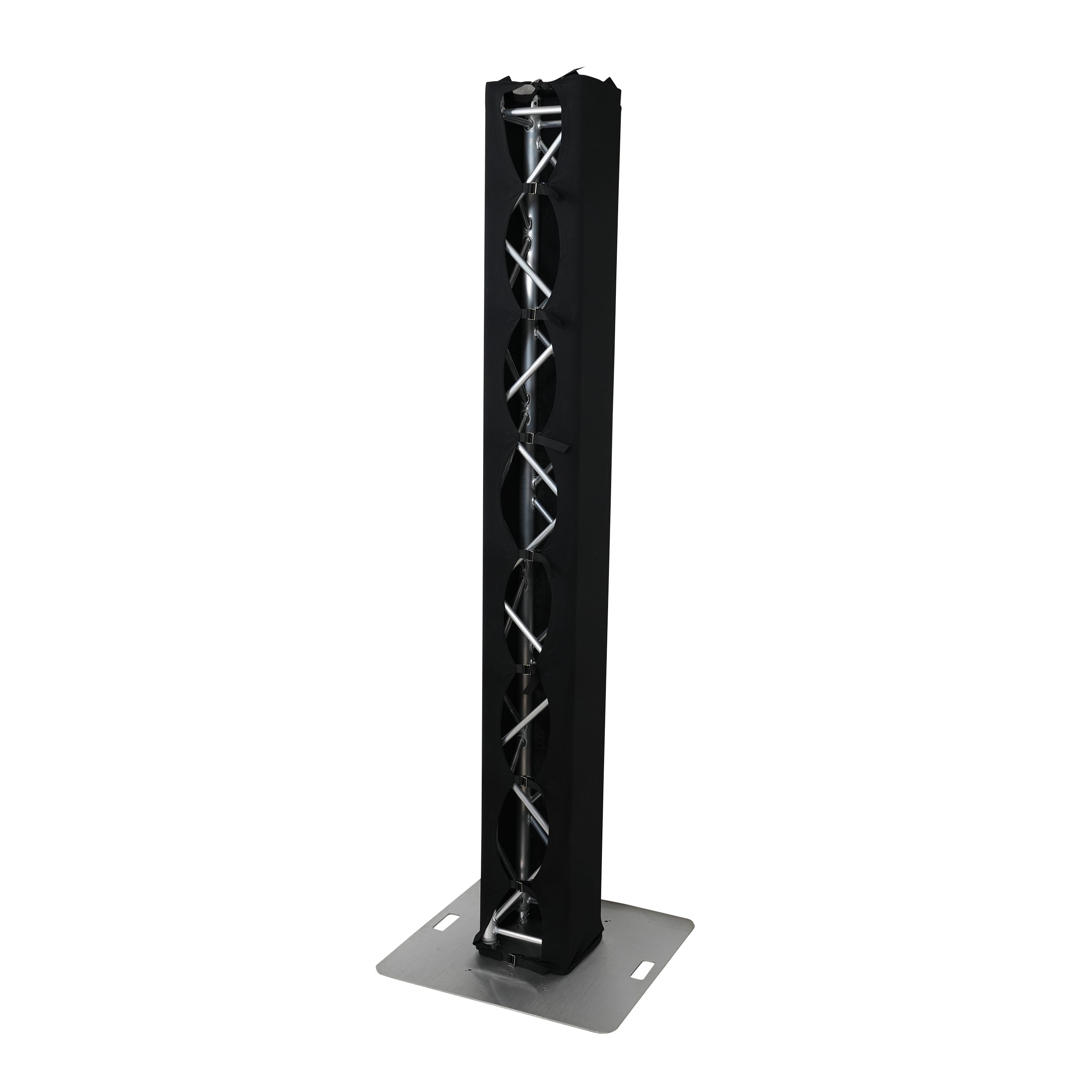 Pair 8.20 FT 2.50M Box Truss 3 Side Black Scrim Cover incl. Bag