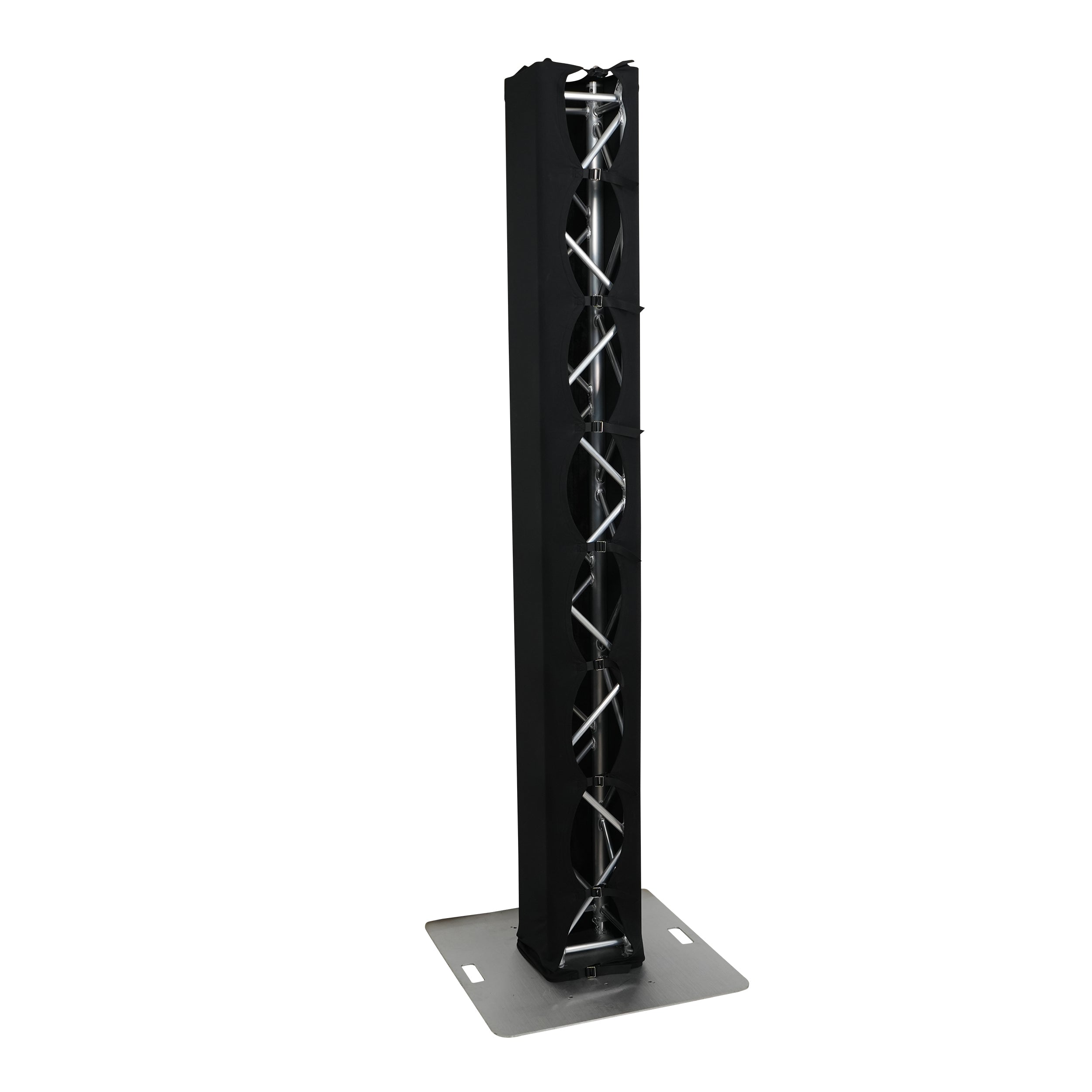 Pair 8.20 FT 2.50M Box Truss 3 Side Black Scrim Cover incl. Bag