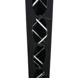 Set of 2 9.84 FT 3.00M Box Truss 3 Side Black Scrim Cover incl. Bag