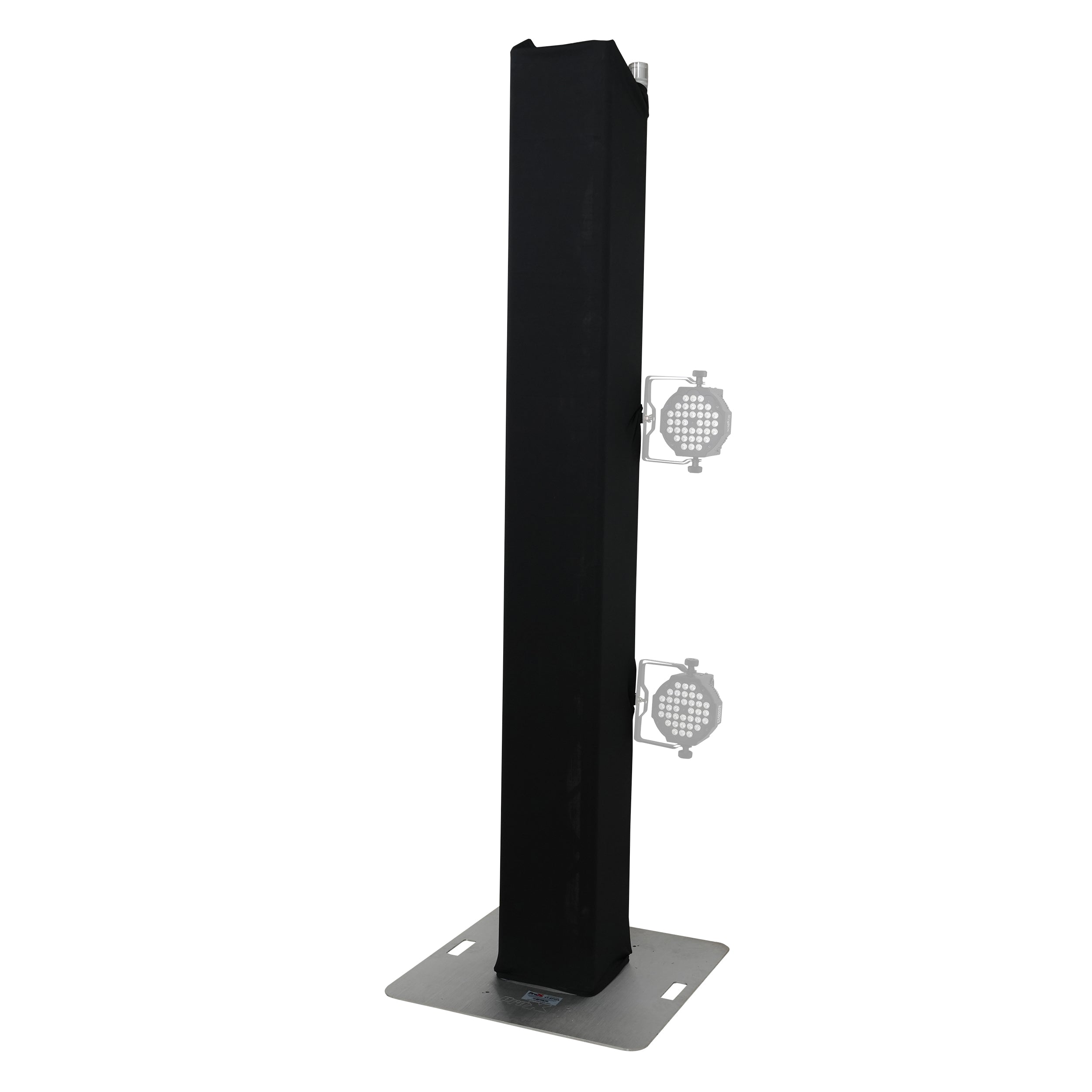Pair 8.20 FT 2.50M Box Truss 3 Side Black Scrim Cover incl. Bag
