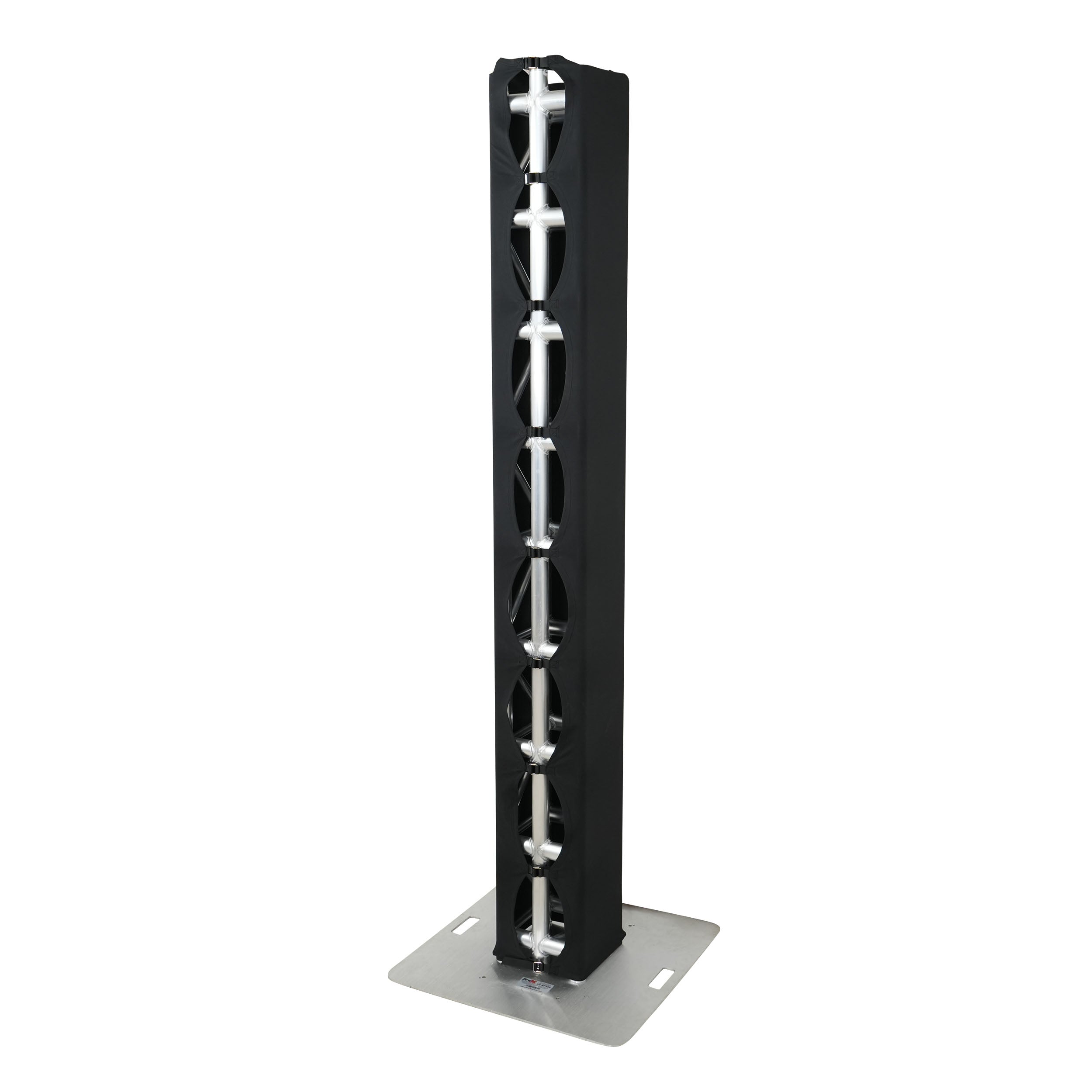 Set of 2 9.84 FT 3.00M Box Truss 3 Side Black Scrim Cover incl. Bag