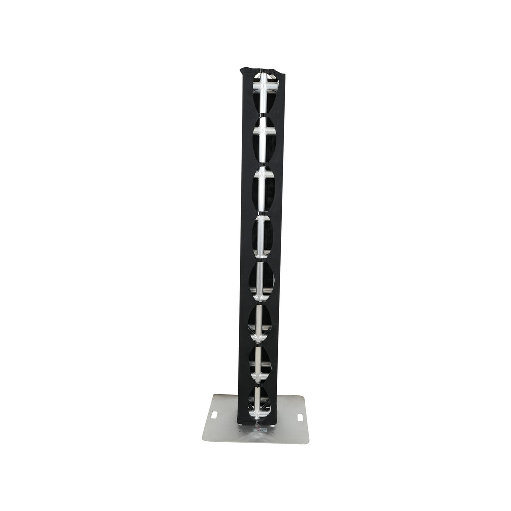 Pair 8.20 FT 2.50M Box Truss 3 Side Black Scrim Cover incl. Bag