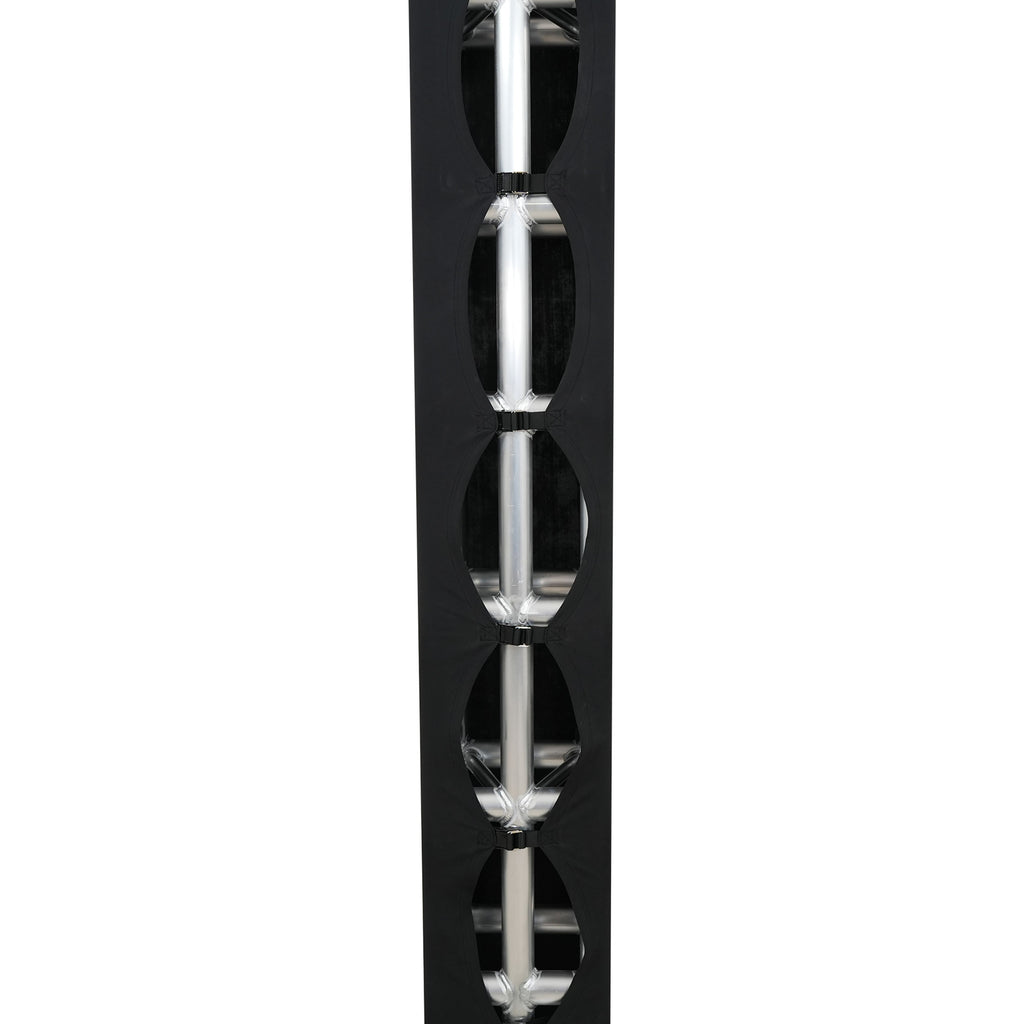 Pair 8.20 FT 2.50M Box Truss 3 Side Black Scrim Cover incl. Bag
