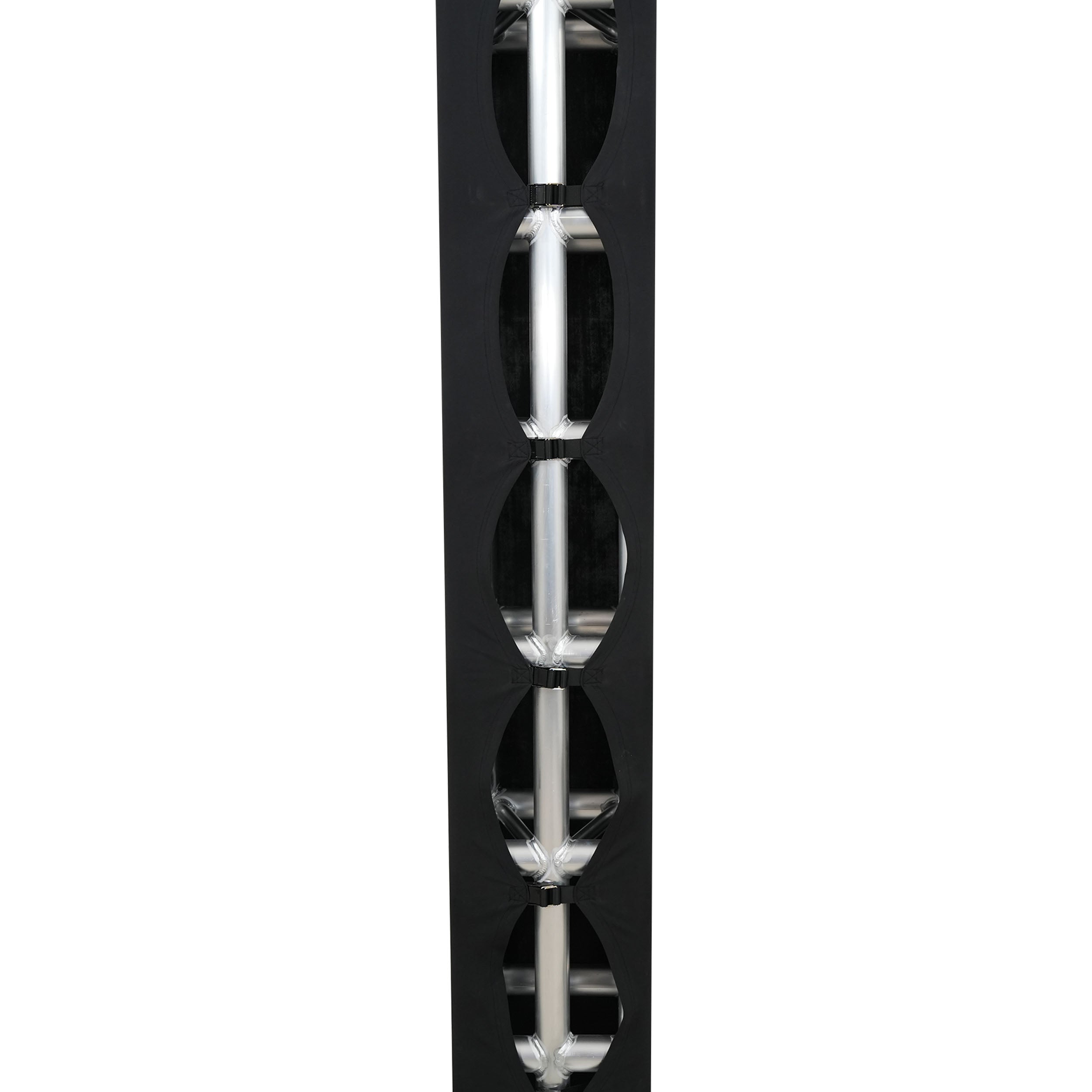 Pair 8.20 FT 2.50M Box Truss 3 Side Black Scrim Cover incl. Bag