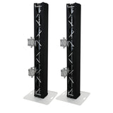 Pair 8.20 FT 2.50M Box Truss 3 Side Black Scrim Cover incl. Bag