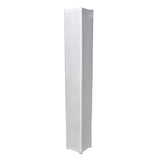 White 9.84ft 3 meter Lycra Cover Scrim Sleeve fits 12" Quad Box Truss Segment