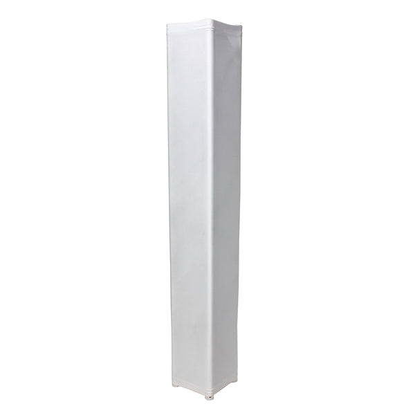 White 9.84ft 3 meter Lycra Cover Scrim Sleeve fits 12" Quad Box Truss Segment