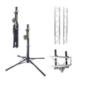 12' Ft Package of Two Fantek T-101D Top Loading Towers Includes 2x 6' F32 i-beam and Truss Lifting Brackets