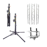 18' Ft Package of Two Fantek T-101D Top Loading Towers Includes 3x 6' F32 i-beam Truss and Lifting Brackets