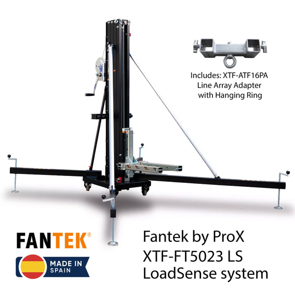 LoadSense system FANTEK Spain Front Loading Lifting Line Array Systems Tower Min Height: 5.62 Feet - Max Height: 16.33 Feet