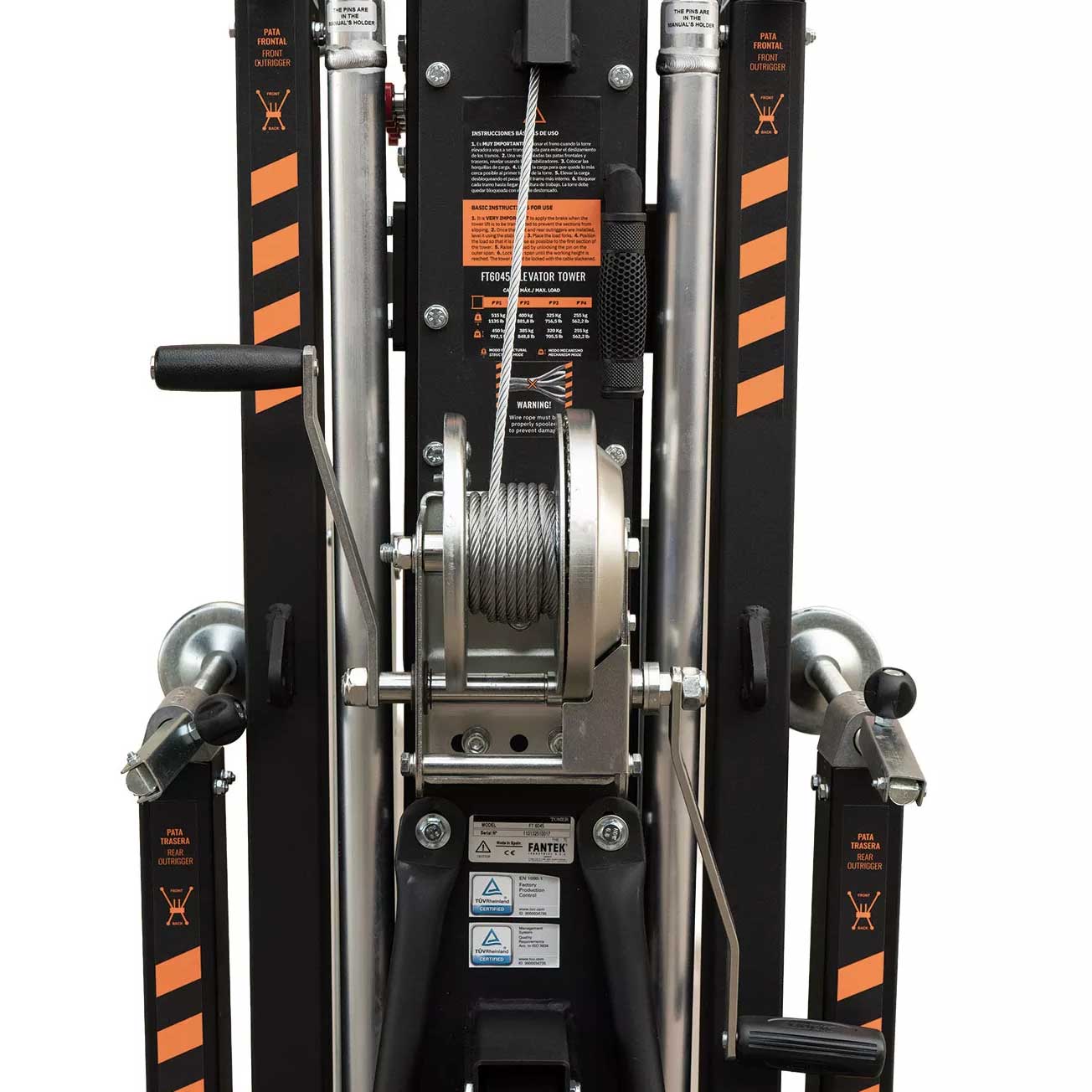 FANTEK Spain Compact Front Loading Lifting Line Array Systems Tower 728 lbs Cap Max Height 19.52ft Incl Line Array Adapter New