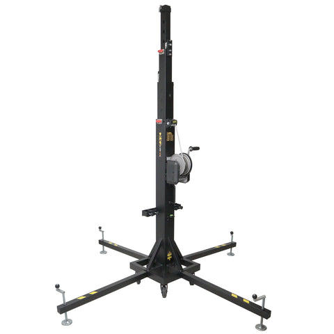 Top Loading Lifting tower - Capacity 496 lbs Max Height 17 ft - Made in Spain by Fantek