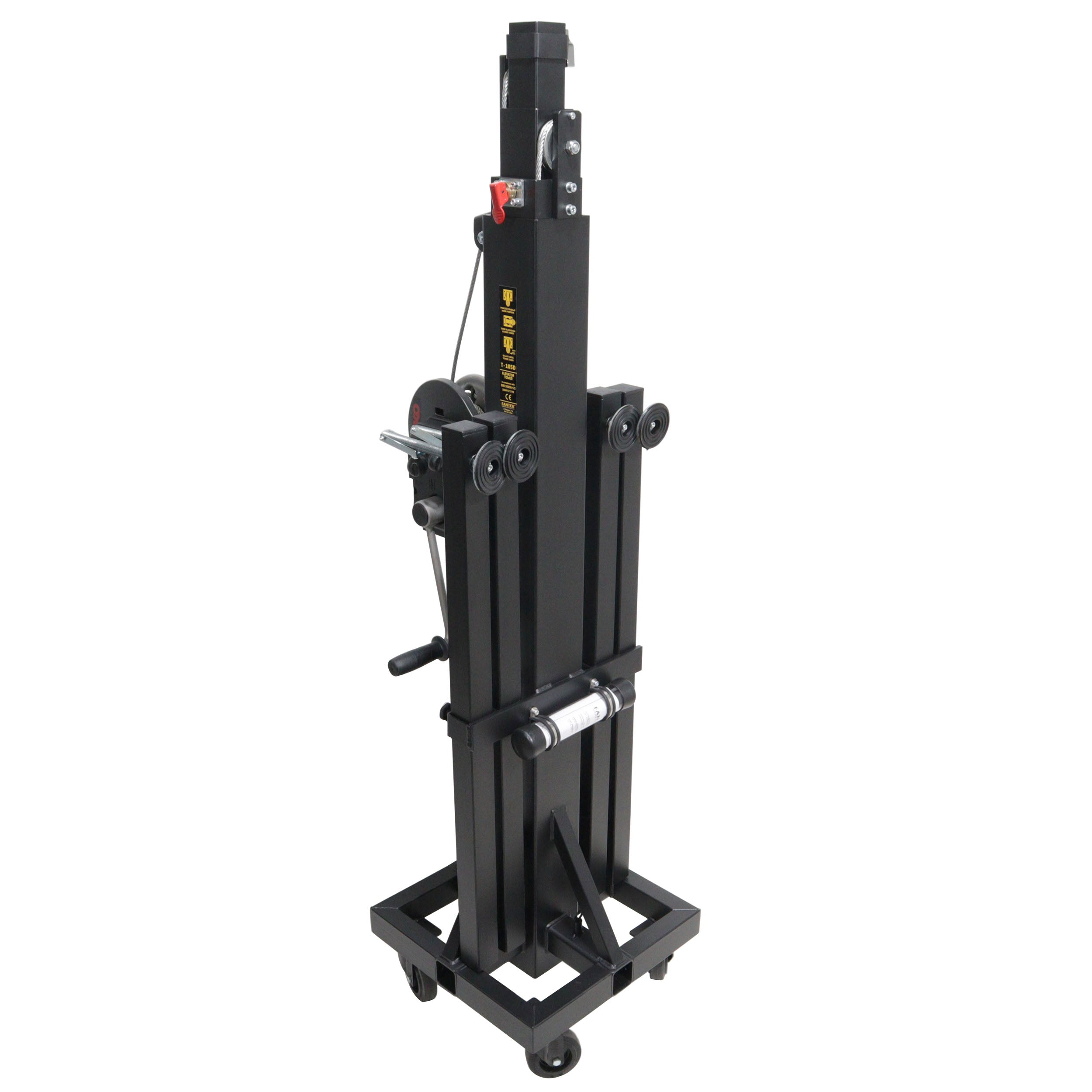 Top Loading Lifting tower - Capacity 496 lbs Max Height 17 ft - Made in Spain by Fantek
