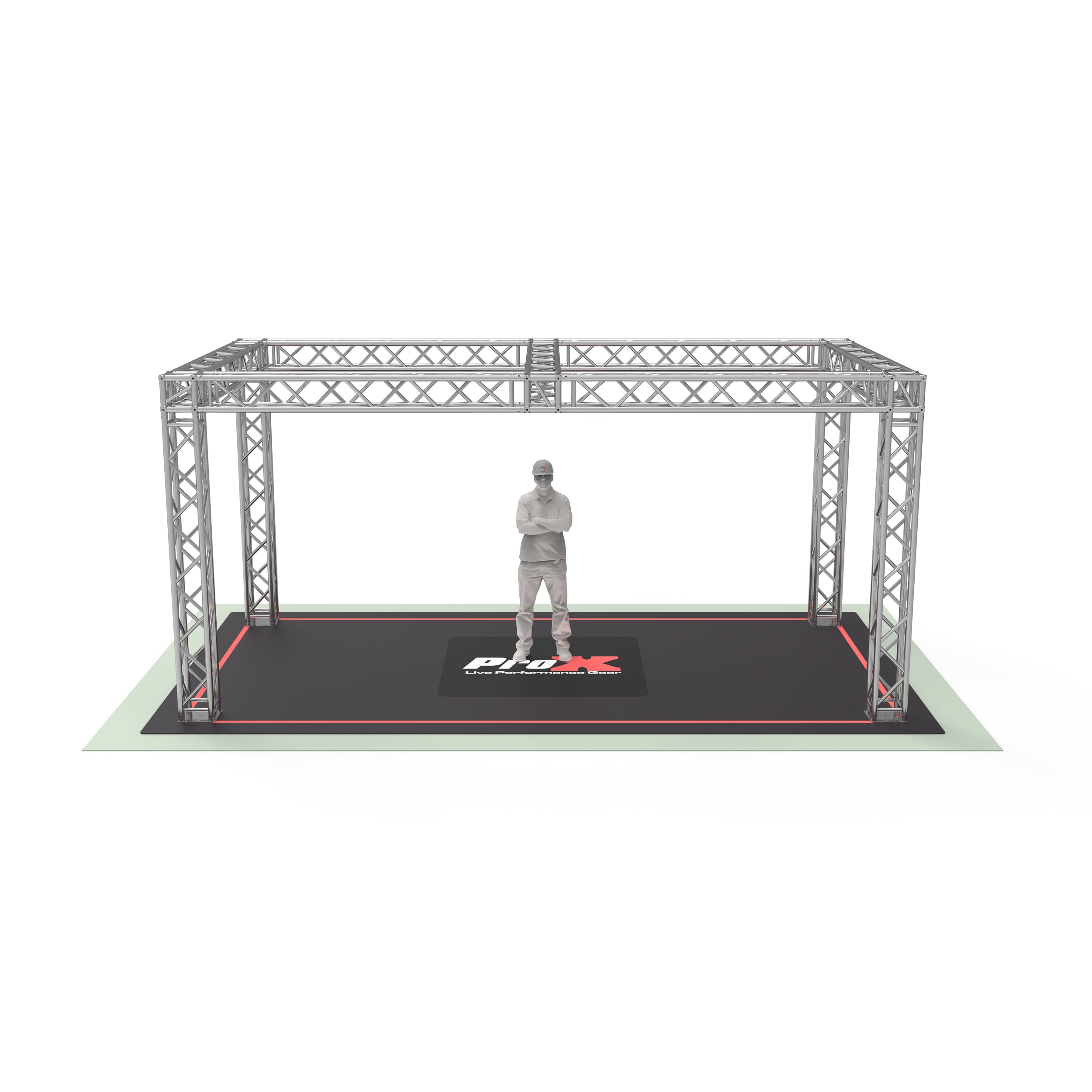 F34 Trade Show Display Booth Truss System – 19 x 10 x 9 Ft