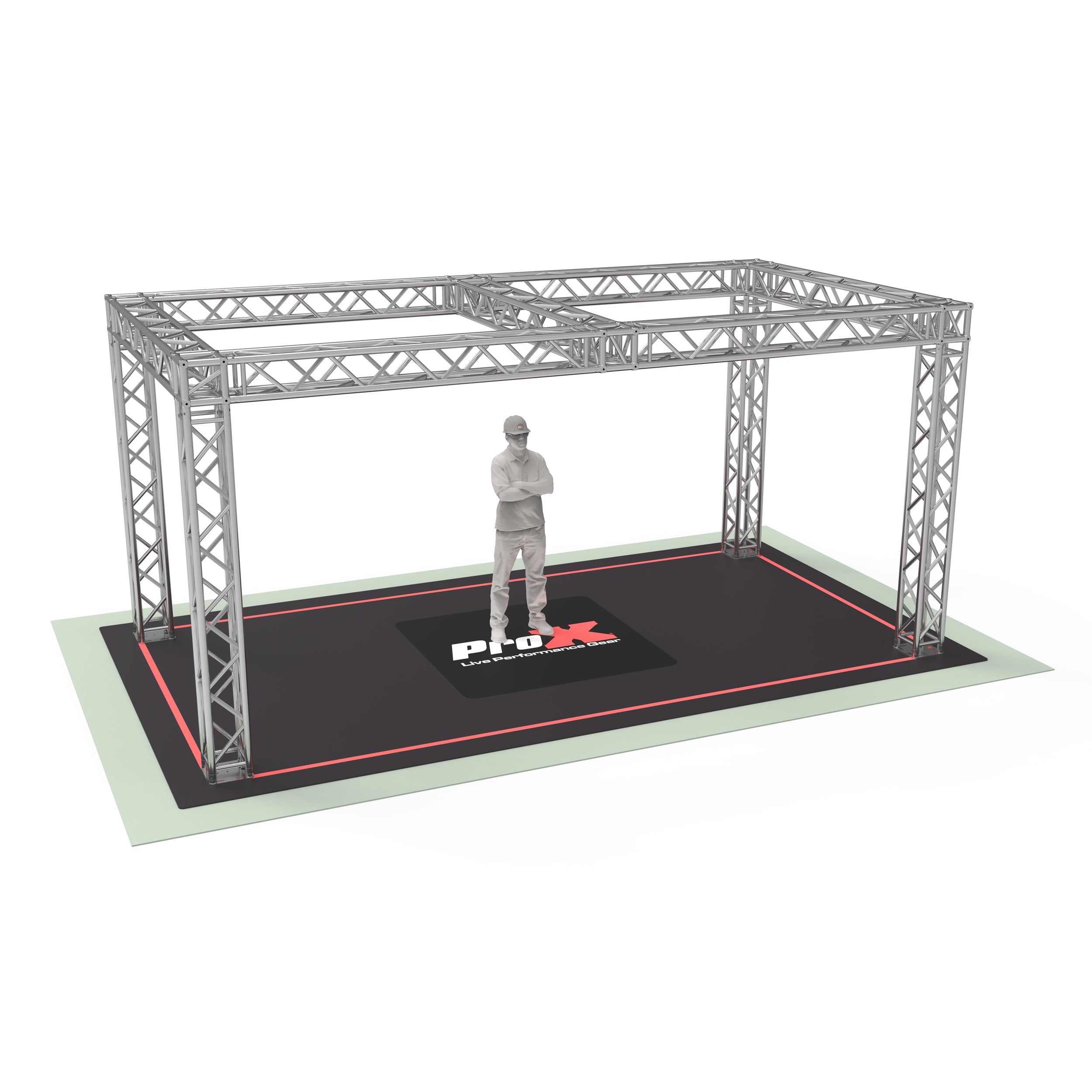 F34 Trade Show Display Booth Truss System – 19 x 10 x 9 Ft