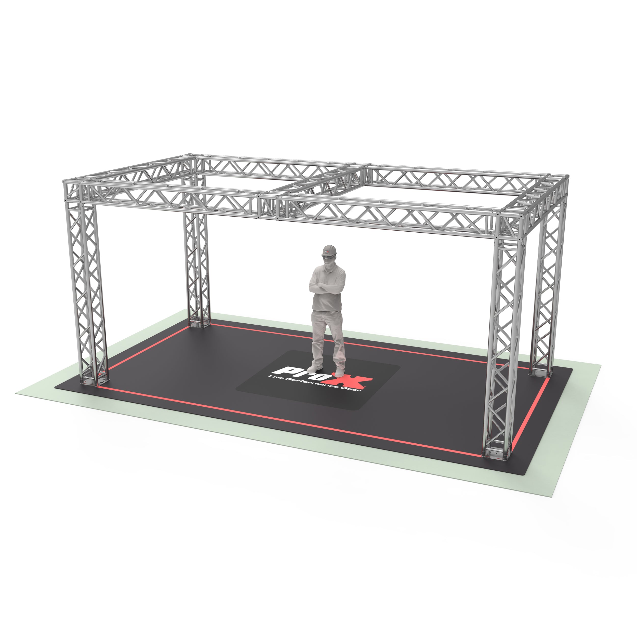 F34 Trade Show Display Booth Truss System – 19 x 10 x 9 Ft