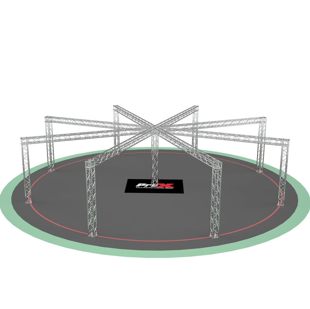 F34 Spider Trade Show Display Booth Truss System – 9 x 38 Ft.
