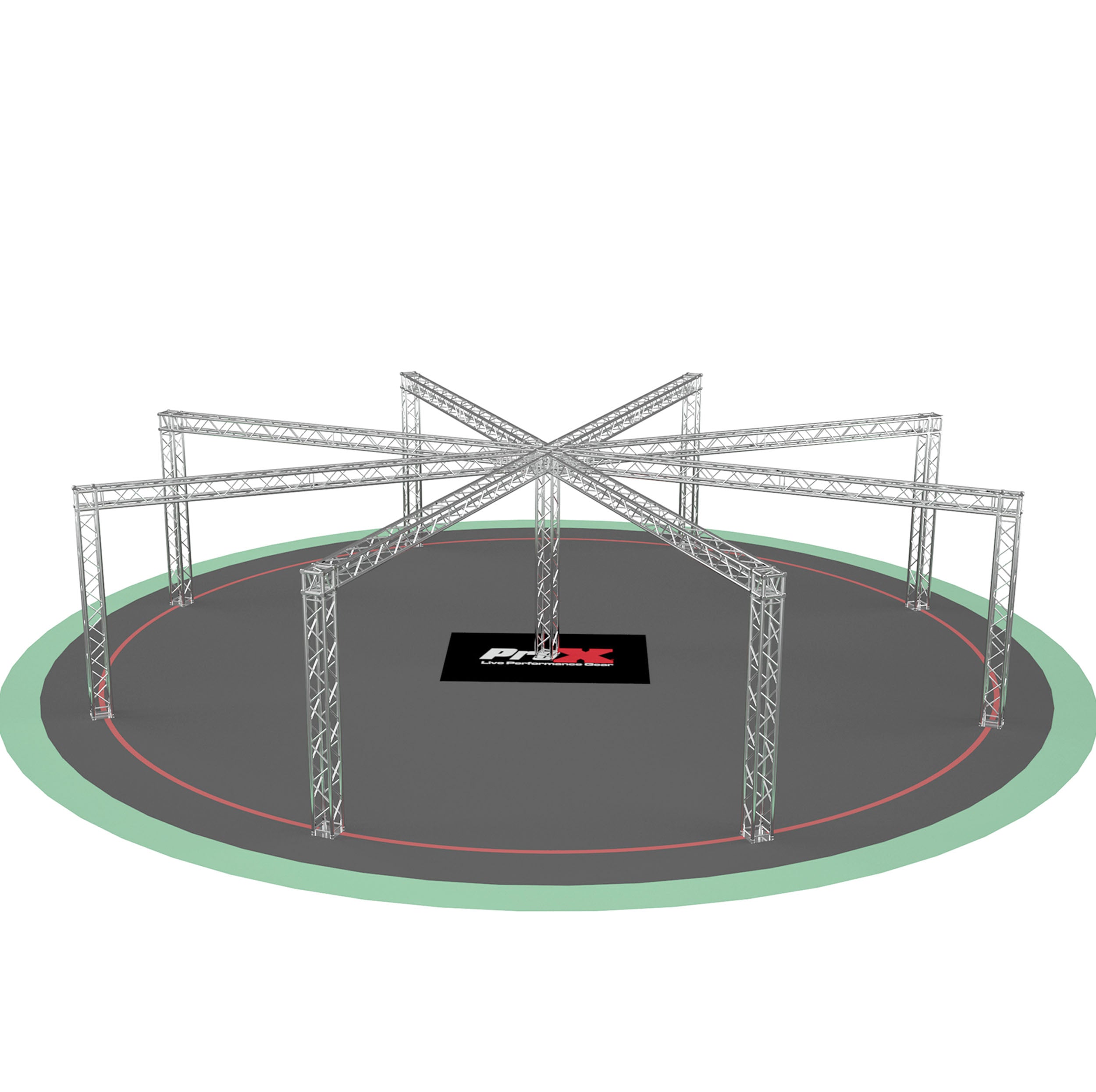 F34 Spider Trade Show Display Booth Truss System – 9 x 38 Ft.