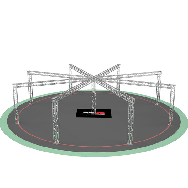 F34 Spider Trade Show Display Booth Truss System – 9 x 38 Ft.