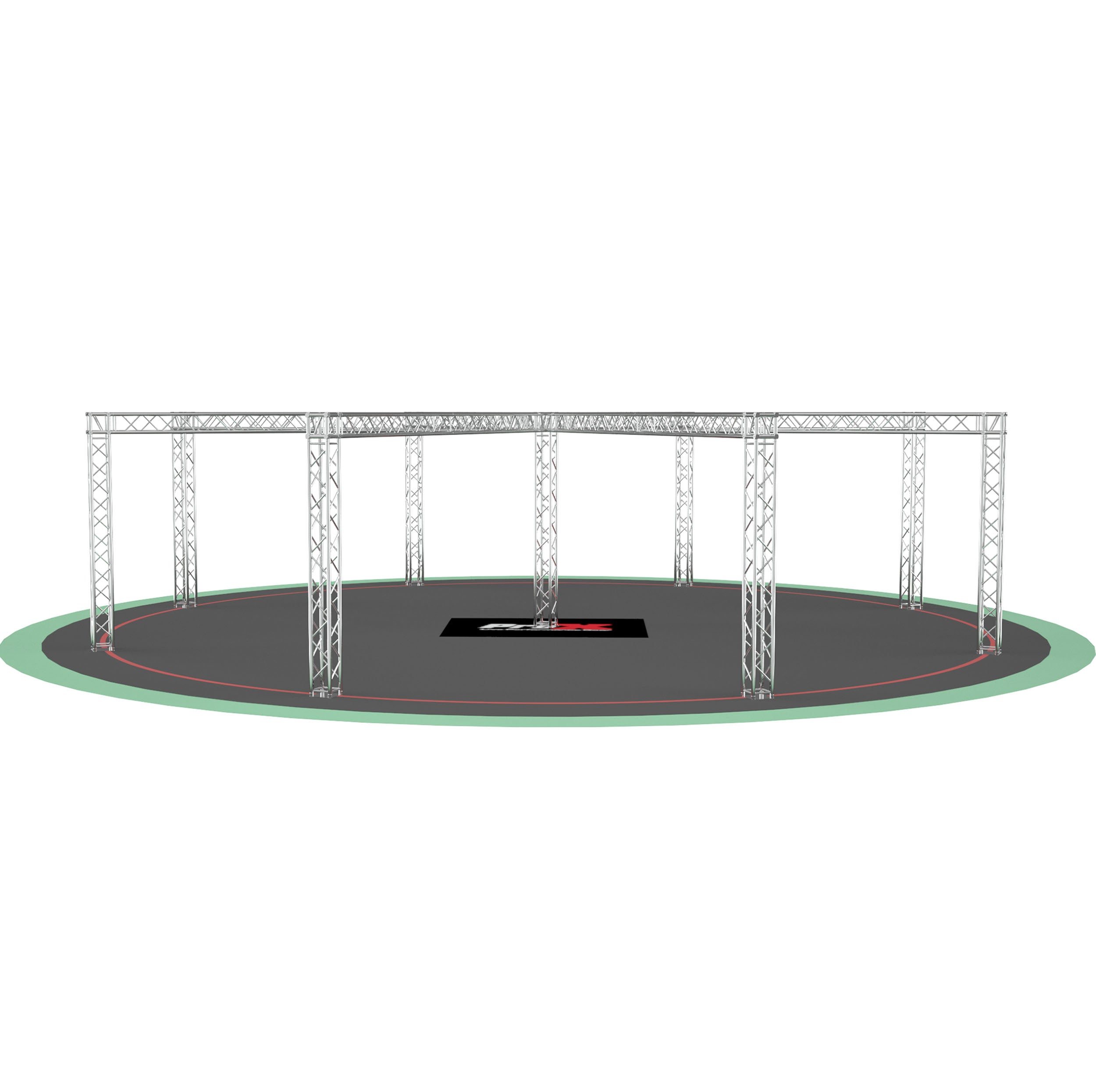F34 Spider Trade Show Display Booth Truss System – 9 x 38 Ft.