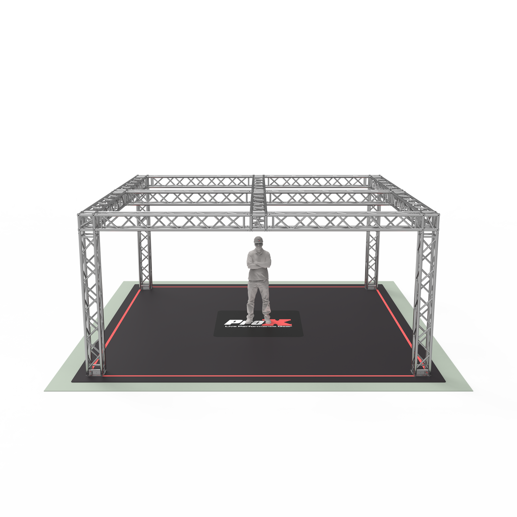 F34 Trade Show Display Booth Truss System – 19 x 19 x 9 Ft.