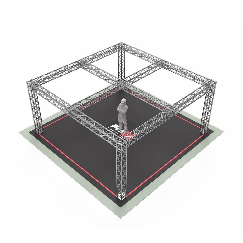 F34 Trade Show Display Booth Truss System – 19 x 19 x 9 Ft.