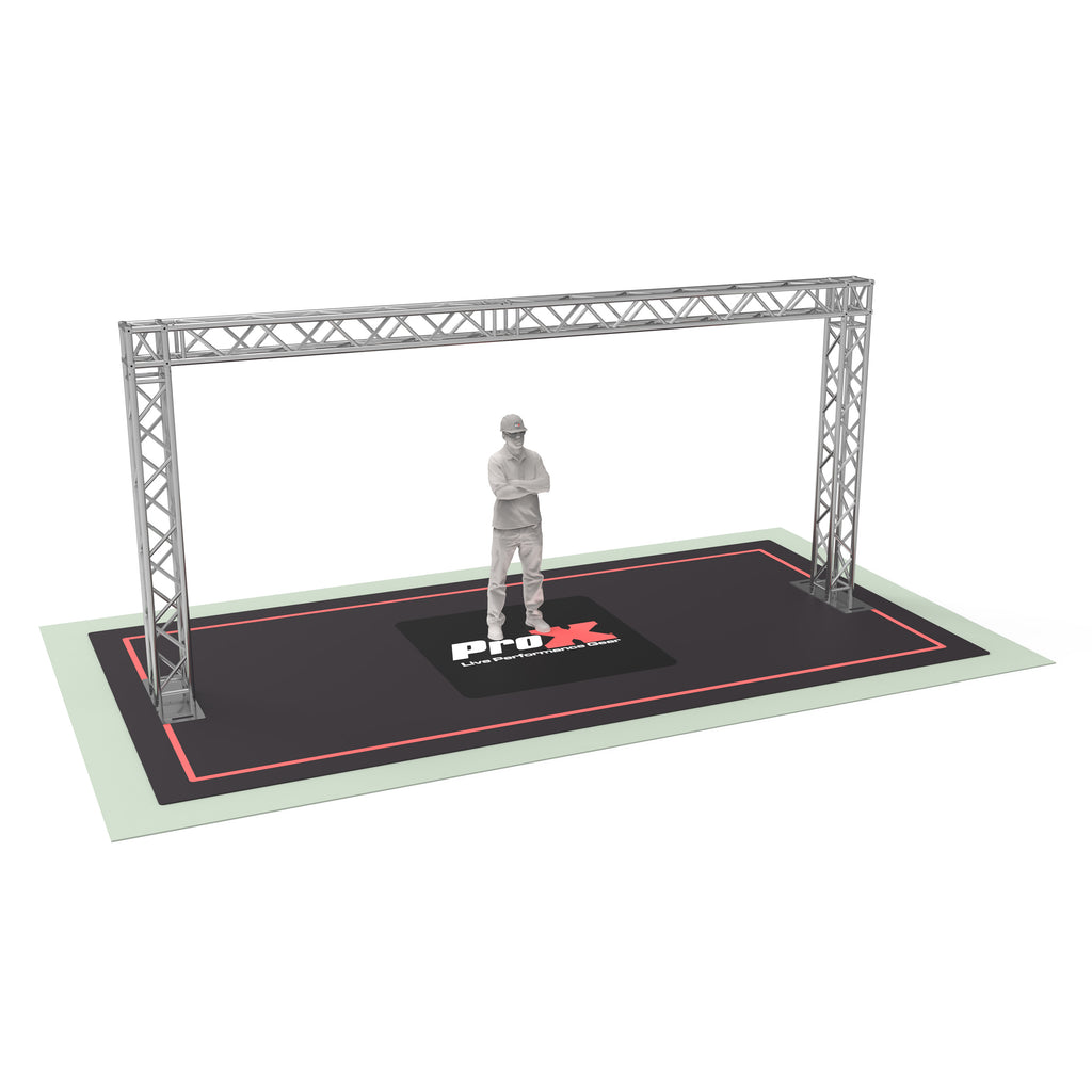Goal Post Design - Actual Size: 19.75 ft W X 9.20ft H - 2mm Heavy Duty Truss