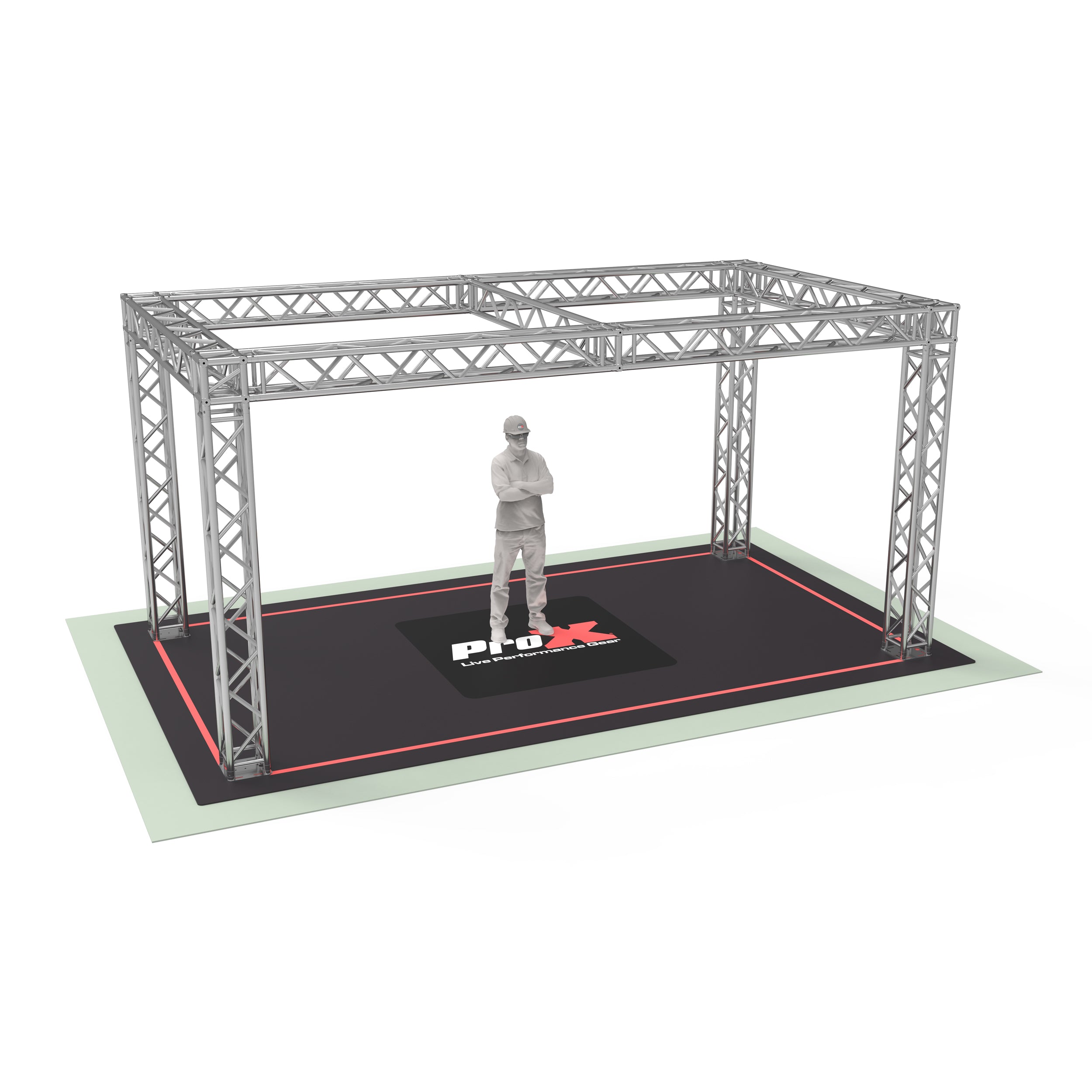F32 Trade Show Display Booth Truss System – 18 x 10 x 9 Ft