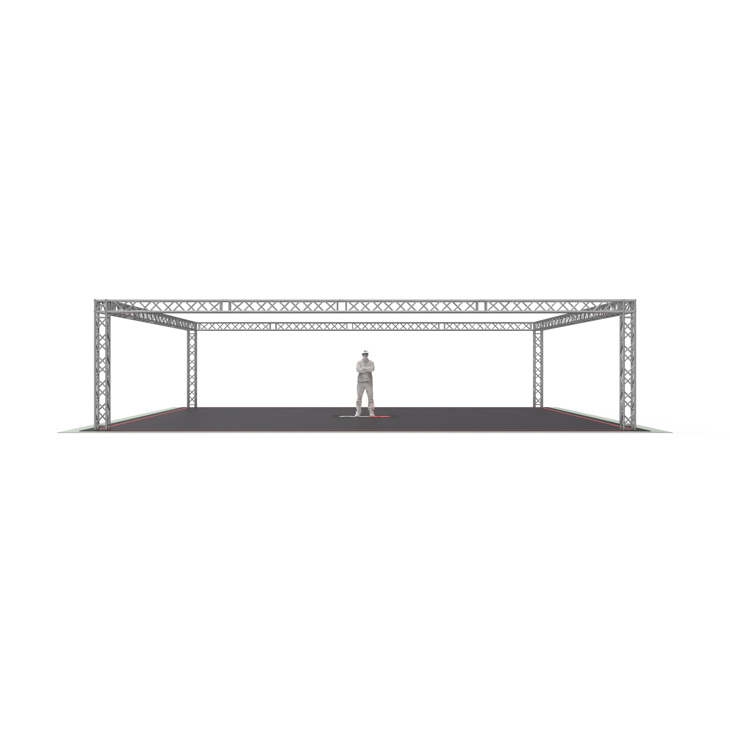 F34 Trade Show Display Booth Truss System – 40 x 20 x 9 Ft.
