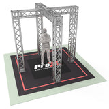 Tradeshow Booth 9.42 W X 9.42 L X 9.20 FT H with X Shape Design in center - 2mm Heavy Duty Truss
