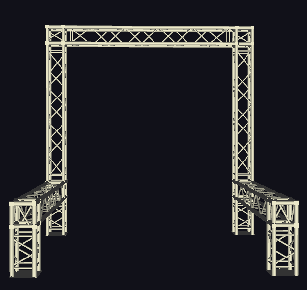 10' x 10' Exhibition Module Stand Truss Package