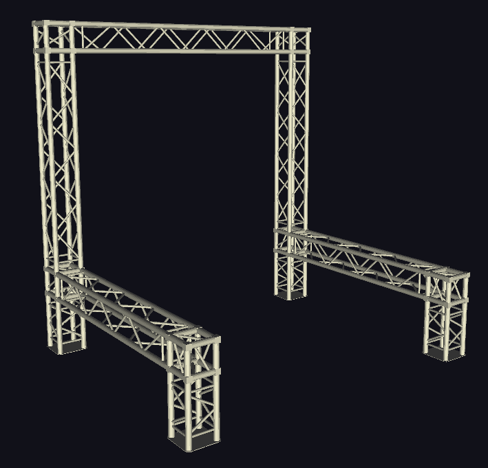 10' x 10' Exhibition Module Stand Truss Package