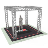 Tradeshow Booth 10.10 W X 10.10 L X 9.20 FT H - 2mm Heavy Duty Truss