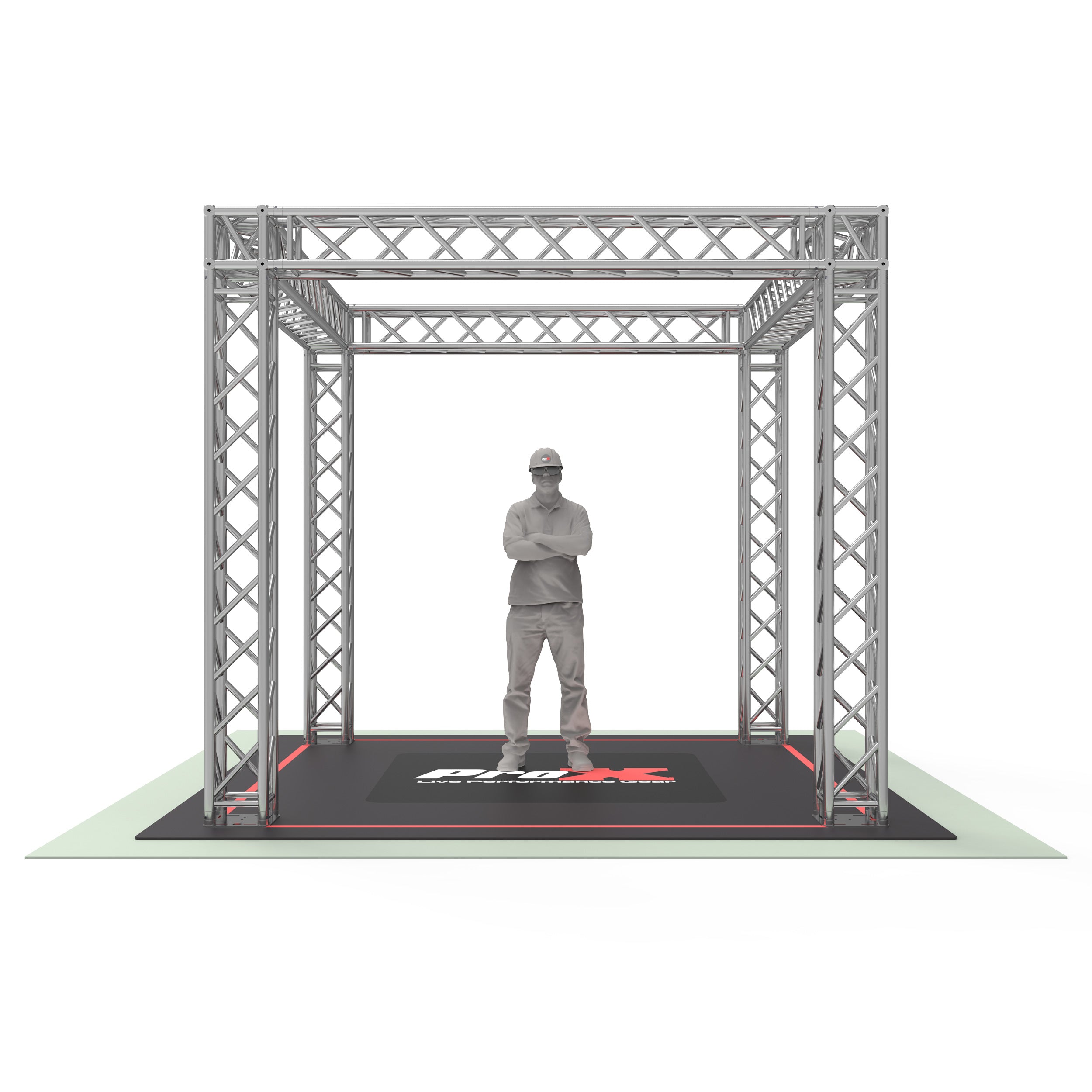 Tradeshow Booth 10.10 W X 10.10 L X 9.20 FT H - K SERIES Light Duty