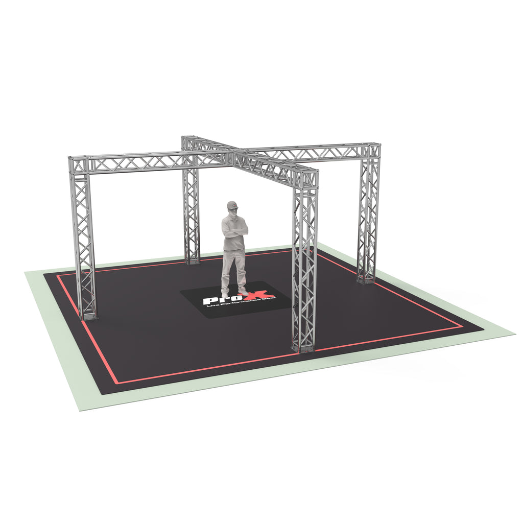F34 Trade Show Display Booth Truss System – 19 x 19 x 9 Ft.