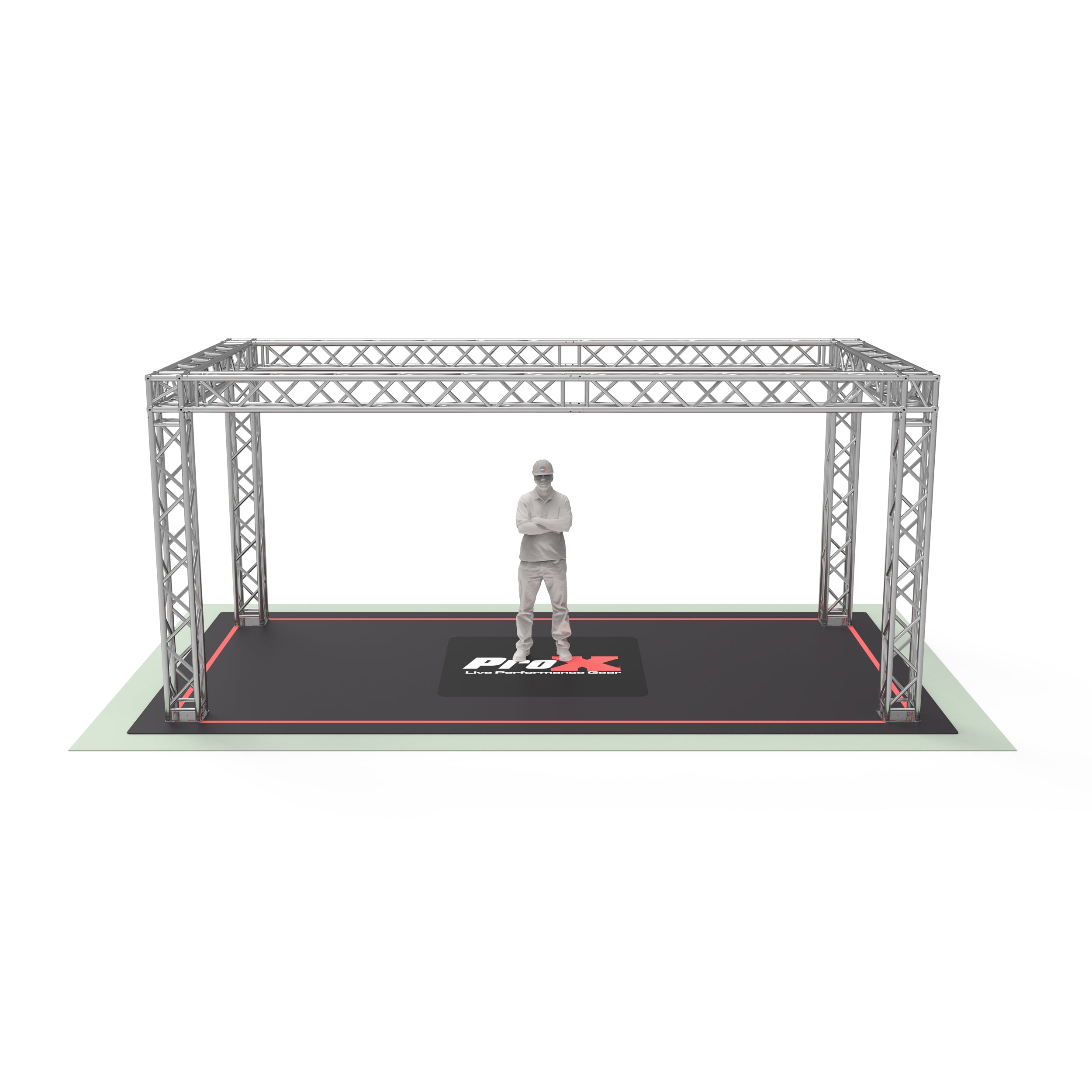 F34 Trade Show Display Booth Truss System – 20 x 10 x 9 Ft