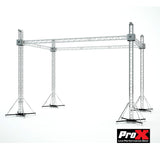 Stage Flat Roofing System Package With 4 Chain Hoists | 30 Ft W x 20 Ft L x 23 Ft H