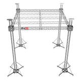 F34 Stage Roofing Truss System with Ground Support, Truss and Chain Hoists – 32x32x23 Ft.