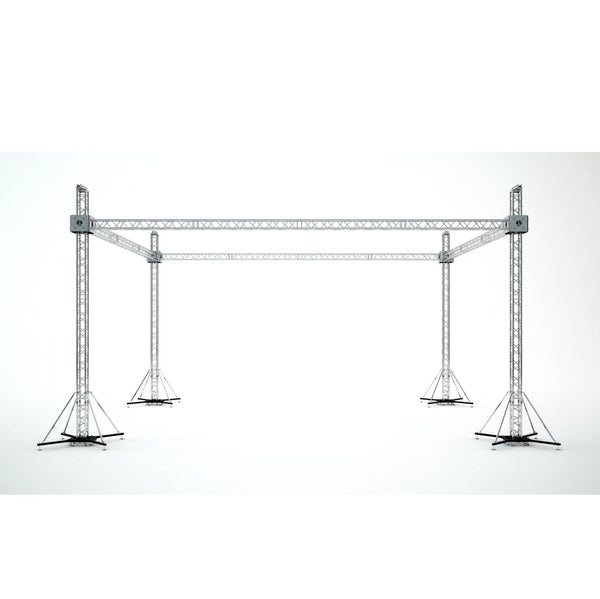 40x40ft 12D Stage Pitch Roofing Truss System Package with Speaker Wings