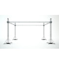 ProX XTP-GS404023SPW Stage Roofing System 40'W x 40'L x 23'H With Speaker Wings Includes 6 Chain Hoist