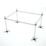 ProX XTP-GS404023SPW Stage Roofing System 40'W x 40'L x 23'H With Speaker Wings Includes 6 Chain Hoist