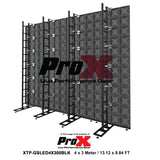 LED Video Display Panel Ground Support System Package 4M/13.12FT Width x 3M/9.84FT Height in Black