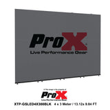 LED Video Display Panel Ground Support System Package 4M/13.12FT Width x 3M/9.84FT Height in Black