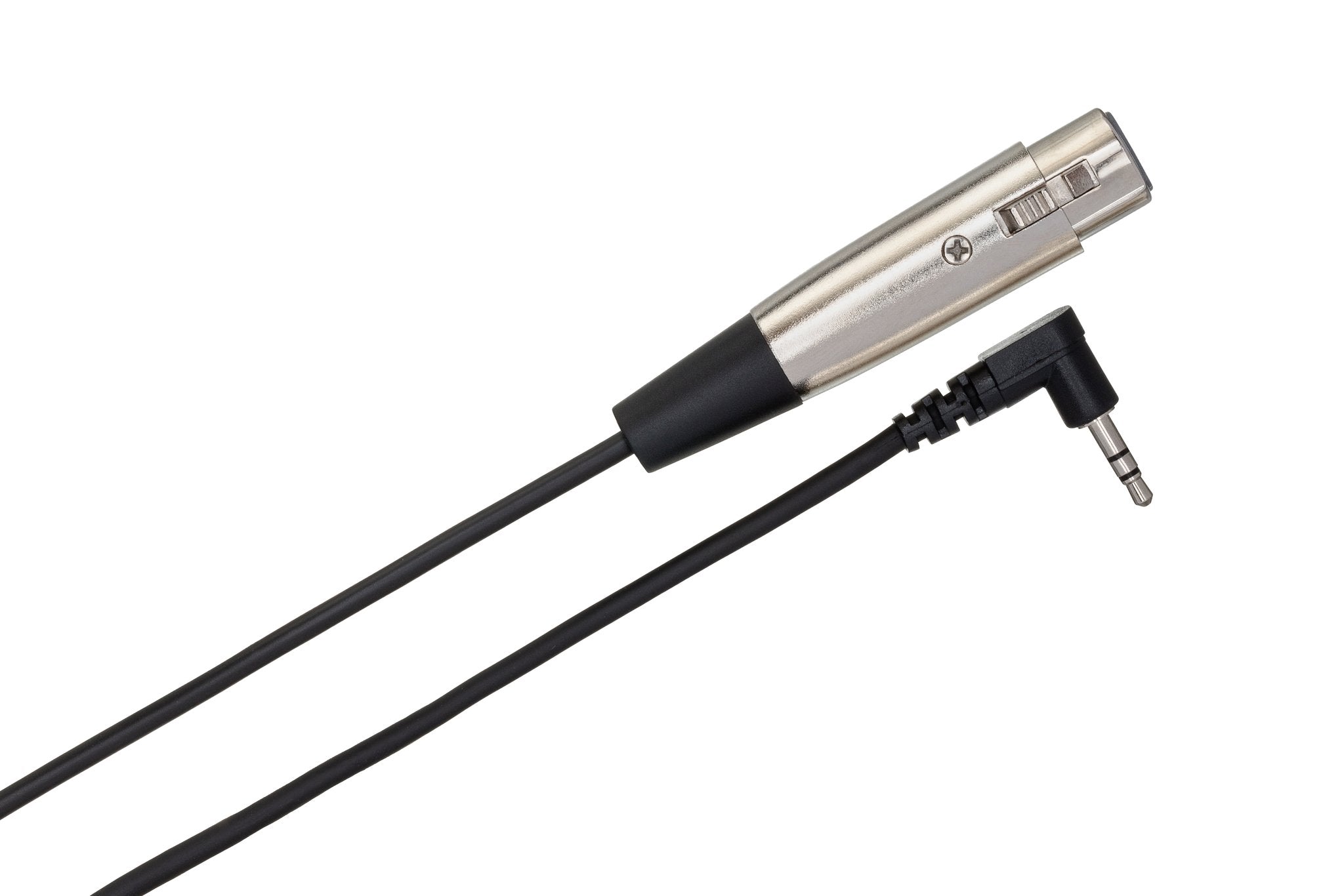 Camcorder Microphone Cable, XLR3F to Right-angle 3.5 mm TRS - Angle
