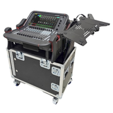 Allen and Heath AVANTIS SOLO Flip-Ready Hydraulic Console Easy Retracting Lifting Detachable w/ 2U Rack Space Case by ZCASE