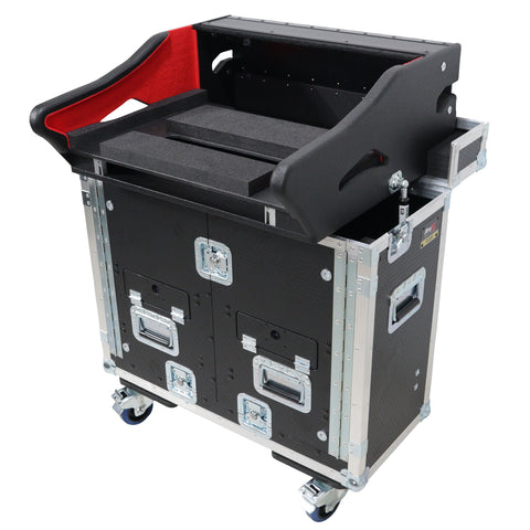 Allen and Heath SQ-6 Flip-Ready Hydraulic Console Easy Retracting Lifting Case by ZCASE